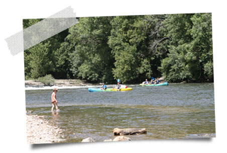 faites du canoë pendant vos vacances