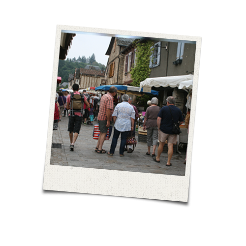 Le marché de Najac